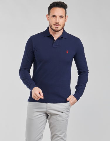Тениска Polo by Ralph Lauren Long Sleeve T-shirt Тъмно синьо | 710681126038-NOS, 1
