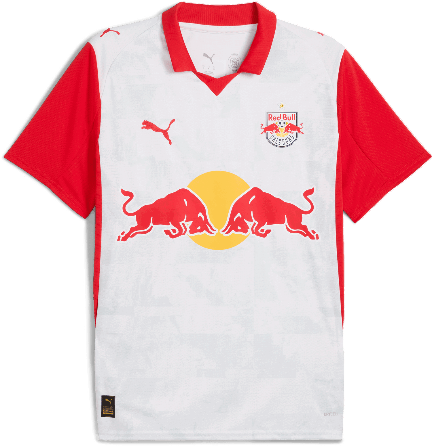 Фланелка Puma Red Bull Salzburg Home Replica Jersey 2025/26 Бяло | 779928-01, 0