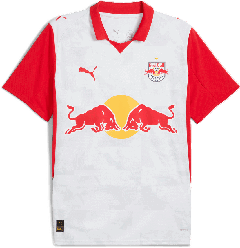 Фланелка Puma Red Bull Salzburg Home Replica Jersey 2025/26 Бяло | 779928-01