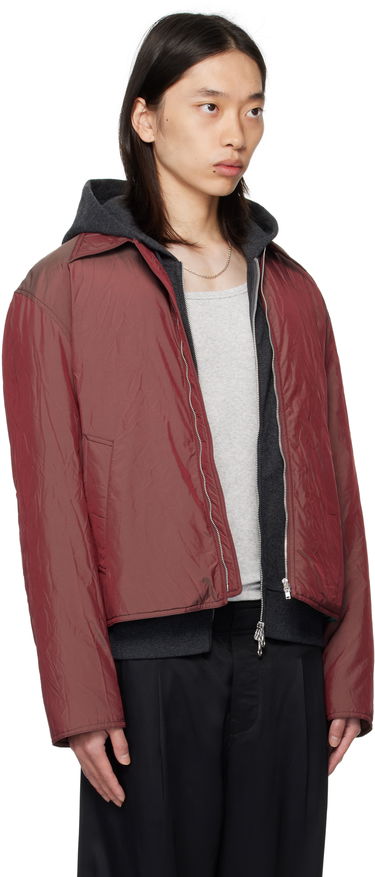 Яке OUR LEGACY Our Legacy Slight Hooded Jacket Бургунди | M4251SS, 1