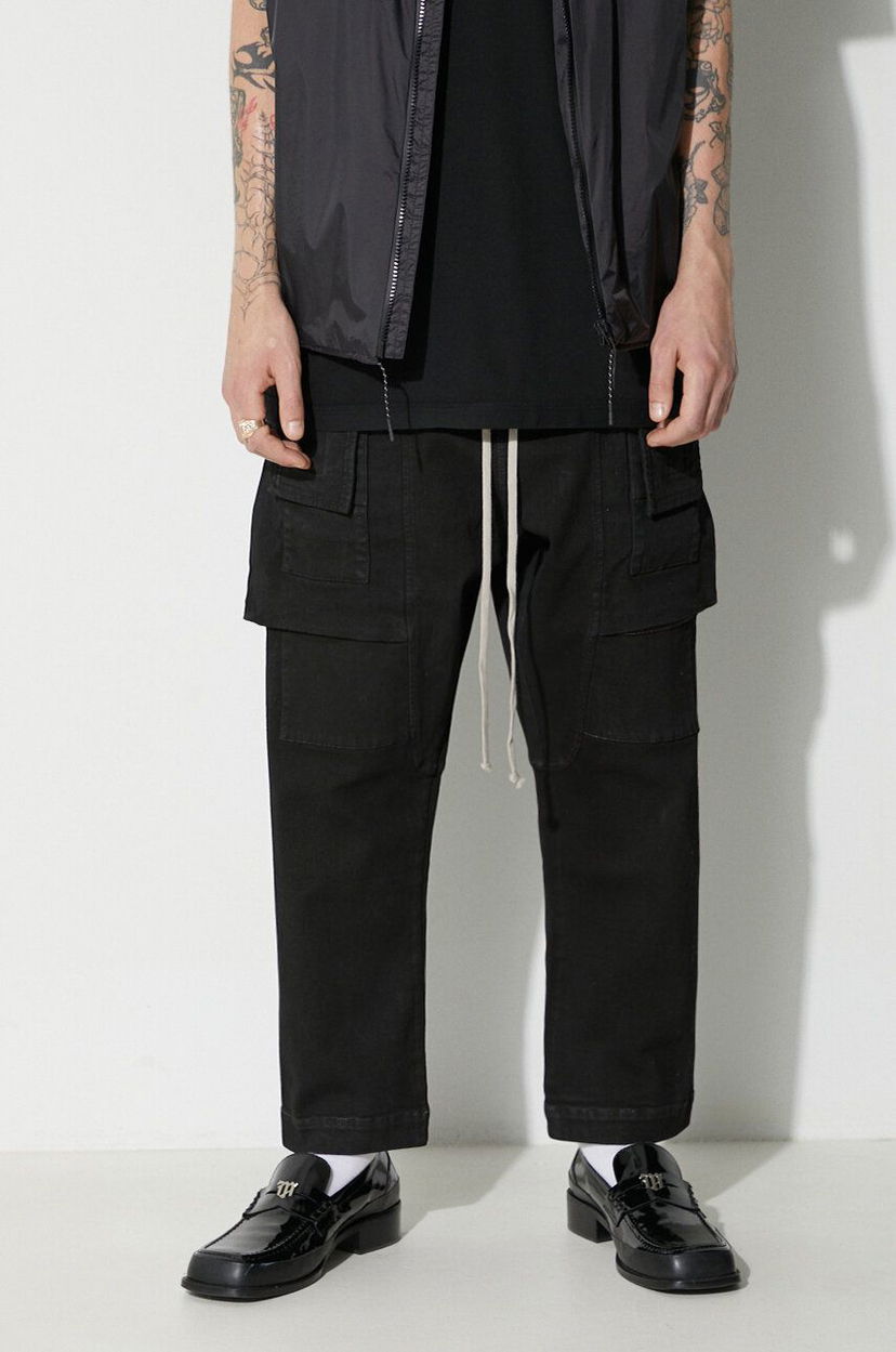 Карго панталони Rick Owens Cargo Pants Черно | DU02C5371.SBB