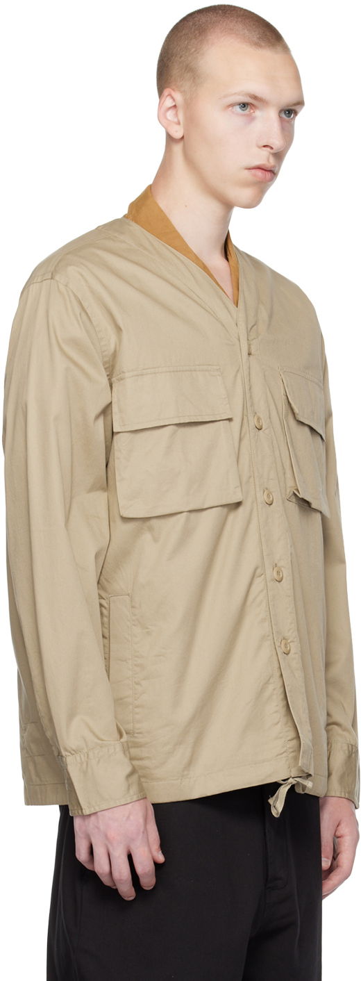 Риза Universal Works Universal Works Parachute Shirt Jacket Бежово | P28065, 1