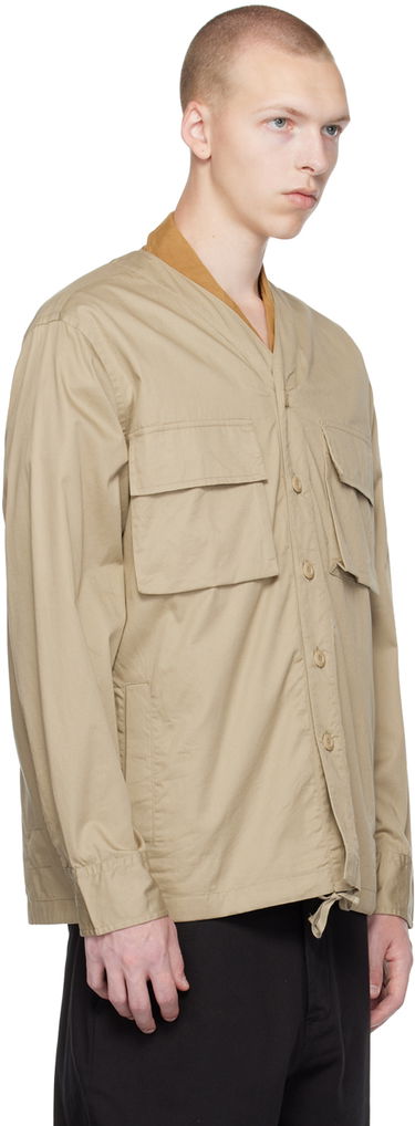 Риза Universal Works Universal Works Parachute Shirt Jacket Бежово | P28065, 1