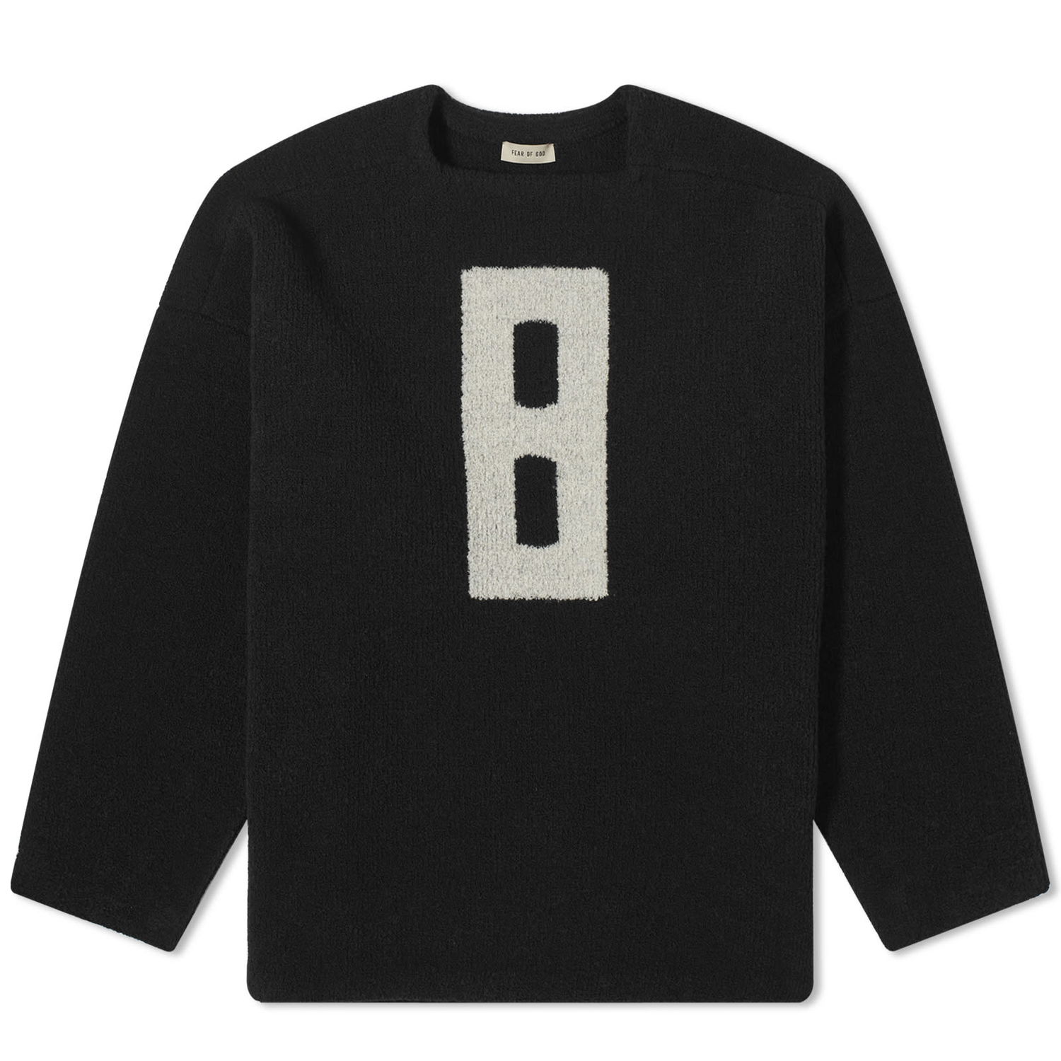 Пуловер Fear of God Boucle Relaxed Jumper Черно | FG820-0127WOL-001, 0