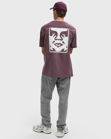 Тениска OBEY Obey Icon Face T-Shirt Черно | 167924099-DBA, 3