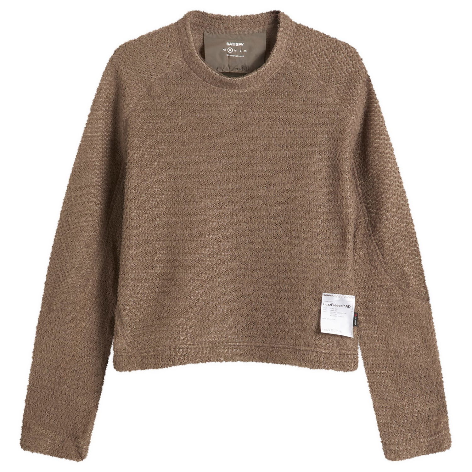 Суитчър Satisfy GhostFleece AD Long T-Shirt Кафяво | 21020-FA, 1