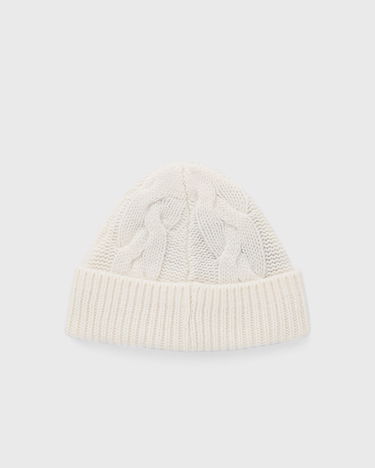 Шапка Fred Perry Lambswool Cable Beanie Бяло | C8135-560, 1