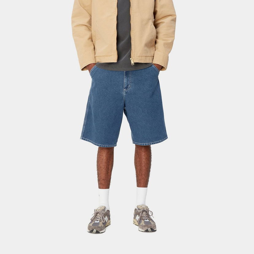 Къси панталони Carhartt WIP Simple Short Синьо | I033333_01_06