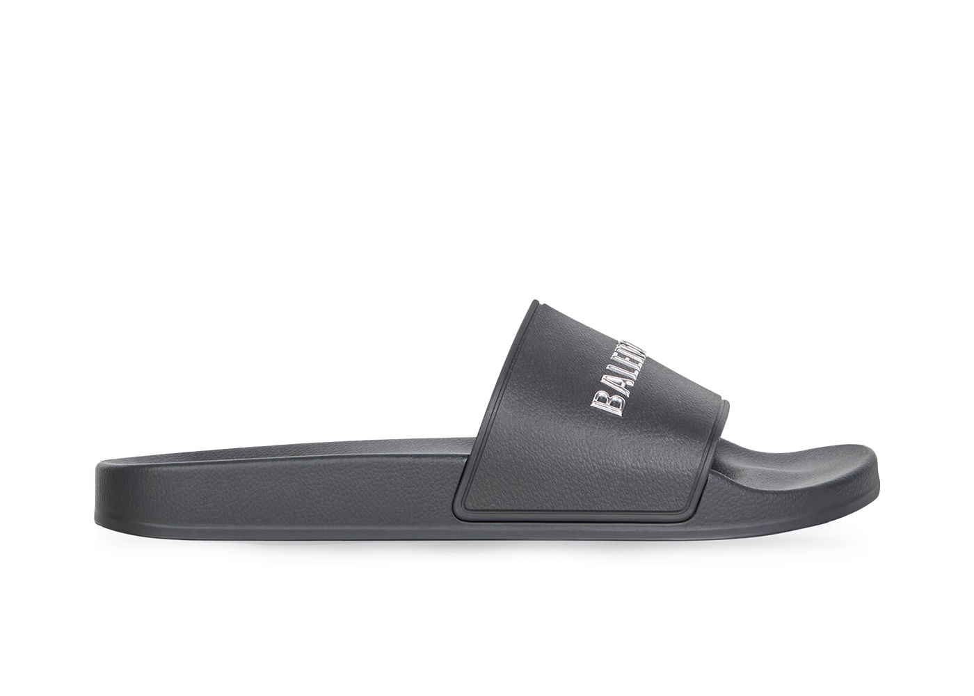 Кецове и обувки Balenciaga Pool Slides Black Chrome Logo Черно | 565826W1S8C1081, 0