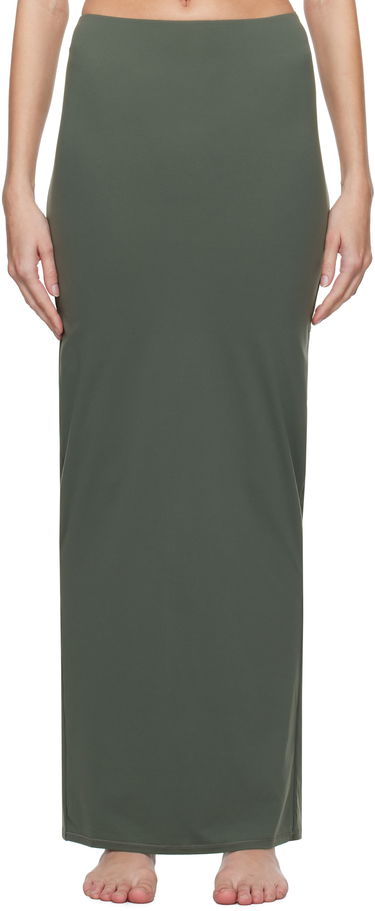 Пола SKIMS Fits Everybody Maxi Skirt Зелено | BO-SKT-3389, 0