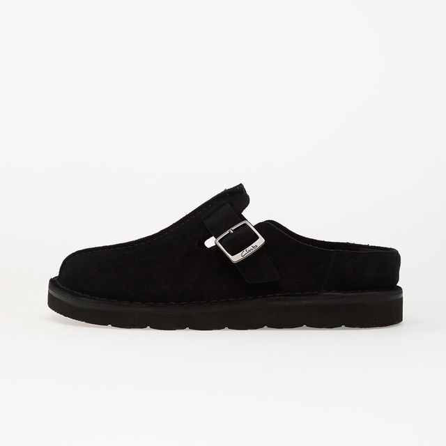 Solsbury Mule Black Suede