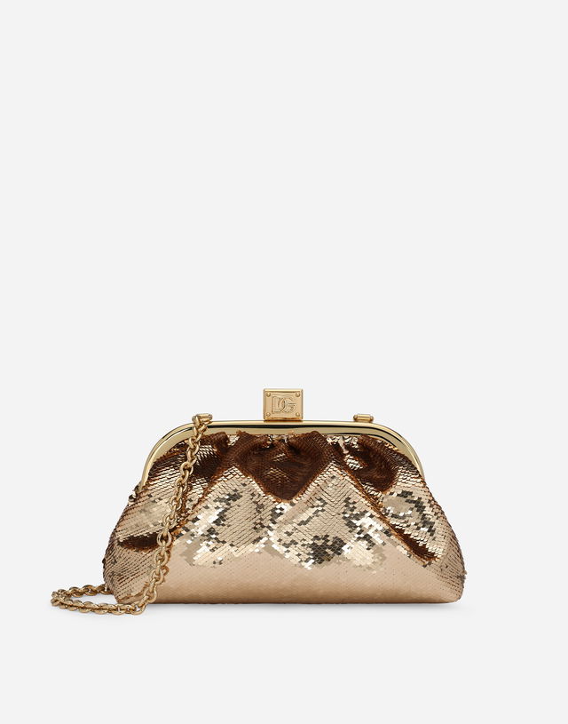 Dolce & Gabbana Maria Sequined Mini Clutch