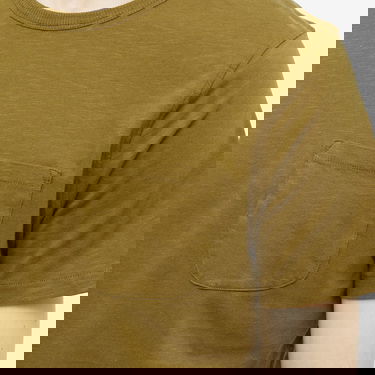 Тениска YMC Wild Ones T-Shirt With Pocket Зелено | P6AZG-30, 5