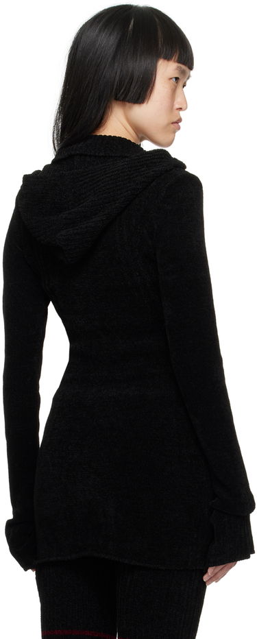 Пуловер Ottolinger Ottolinger Extended Hooded Cardigan Черно | 706702, 2