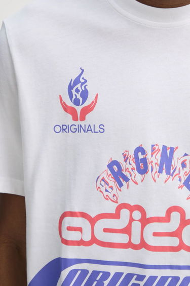 Тениска adidas Originals Graphic Print T-Shirt Бяло | JD0663, 4