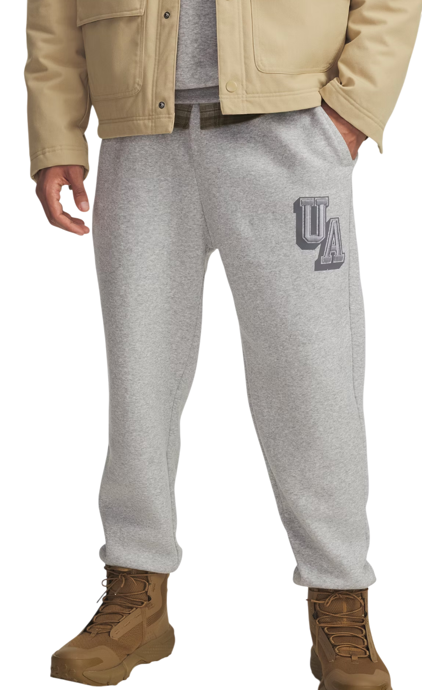 Спортни панталони Under Armour Under Armour Icon Fleece Graphic Joggers Сиво | 6003934-011