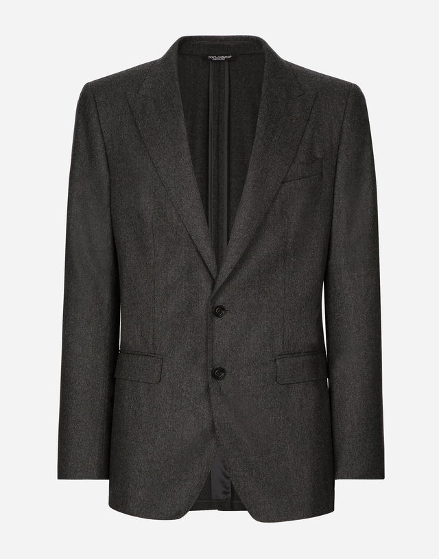 Single-breasted Wool Taormina-fit Jacket