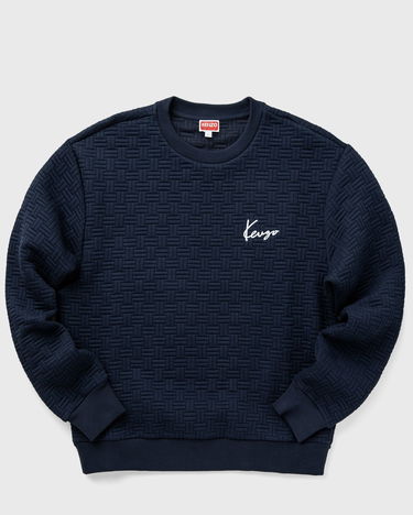 Суитчър KENZO WEAVE CLASSIC SWEATSHIRT Тъмно синьо | FE65SW2154MU.79, 0