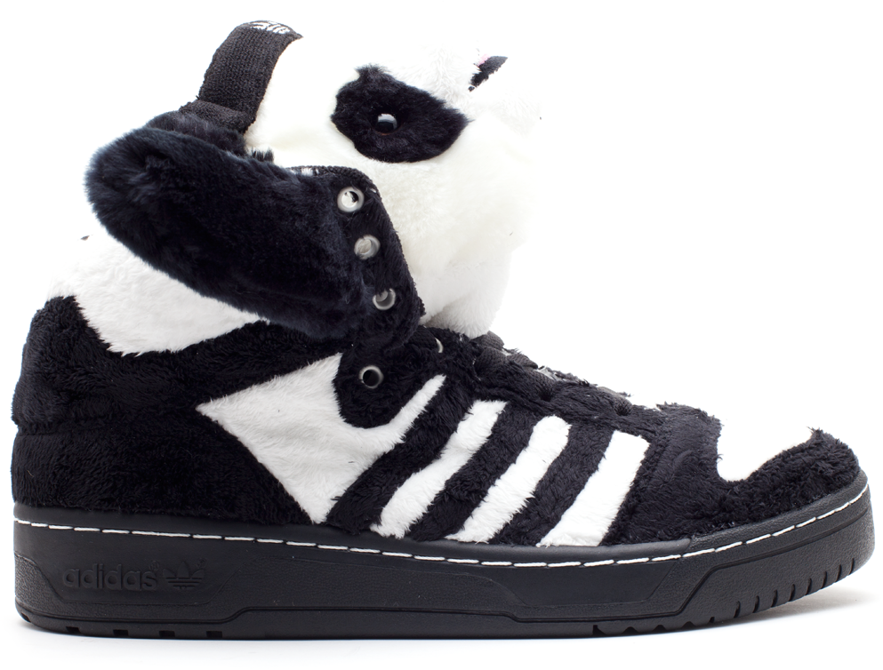 Кецове и обувки adidas Originals JS Wings Panda Bear Черно | U42612, 0