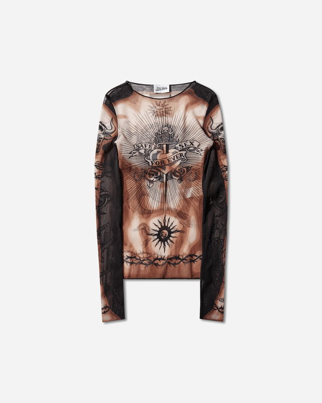 Re-Edition Safe Sex Tattoo Longsleeve Top