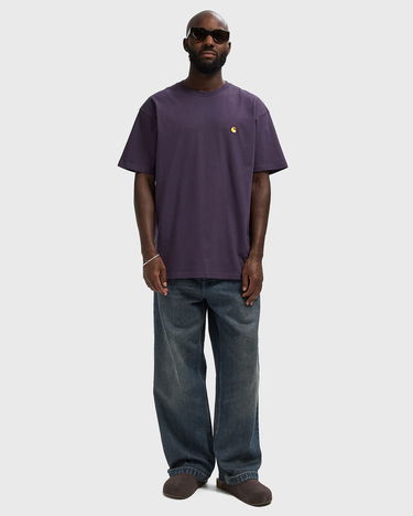 Тениска Carhartt WIP Chase T-Shirt Лилаво | I026391-37Y.XX, 2