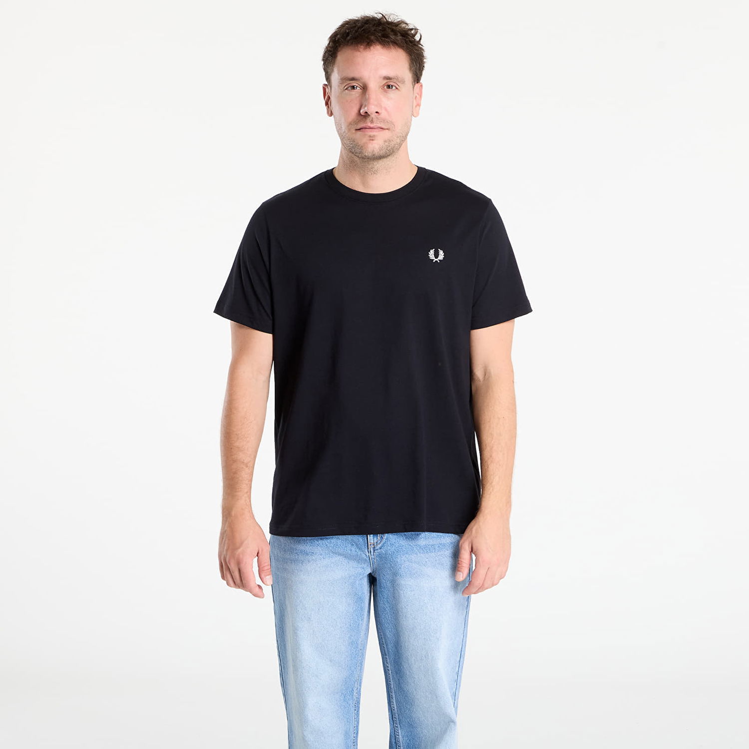 Тениска Fred Perry Fred Perry Crew Neck T-Shirt Черно | M1600V 102, 0
