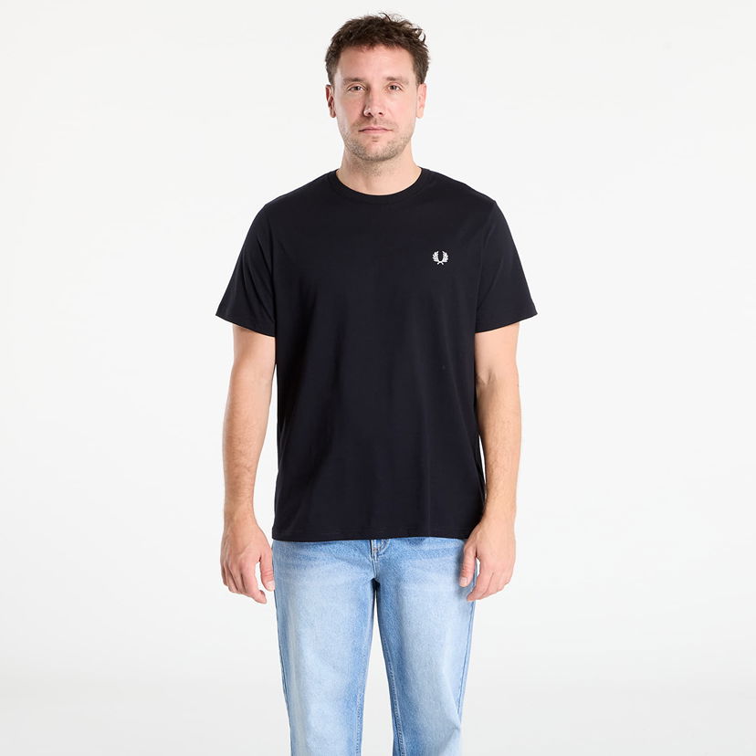 Тениска Fred Perry Fred Perry Crew Neck T-Shirt Черно | M1600V 102
