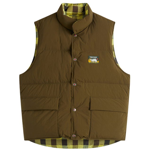 Reversible Down Vest, Size Large, Human Made