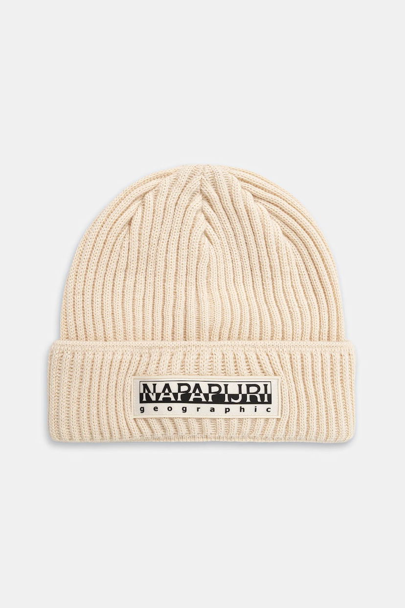 Шапка Napapijri Napapijri F-Vispa Beanie Бежово | NP0A4HXMN1J1