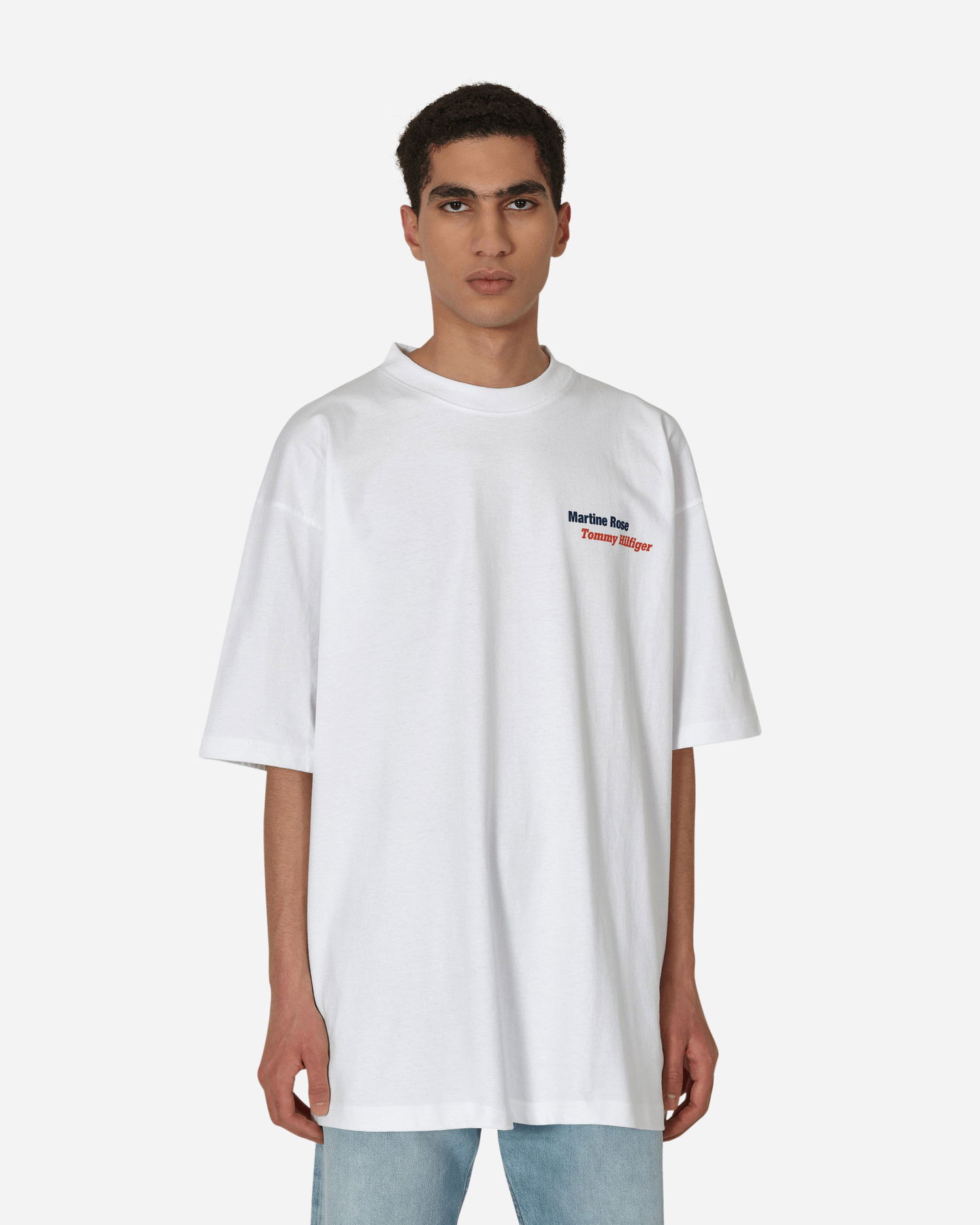 Тениска Tommy Hilfiger Martine Rose x Oversized T-Shirt Бяло | DM0DM15483 YBR, 0