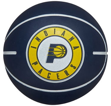 Спортна екипировка Wilson Tennis NBA DRIBBLER BASKETBALL INDIANA PACERS Тъмно синьо | wtb1100in, 0