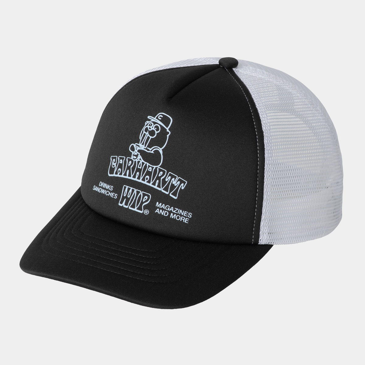 Шапка с козирка Carhartt WIP Sandwich Trucker Cap Черно | I035278_4, 0