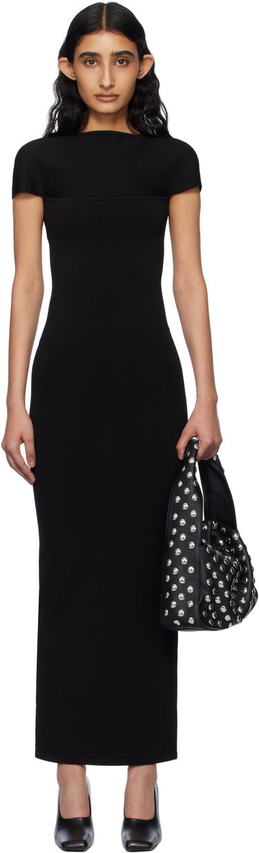Pокля Khaite Khaite Basile Maxi Dress Черно | 9724439, 0