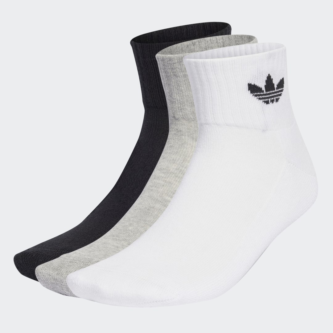 Чорапи adidas Originals Mid-Cut Crew Socks – 3 pack Многоцветен | IJ5612, 0