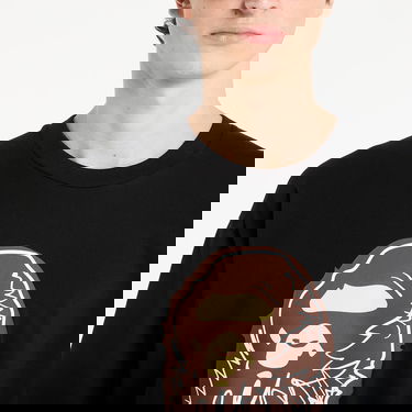 Тениска BAPE BAPE® x FOOTSHOP - Scribble Ape Tee UNISEX Black Черно | 001TEL721324MBLK, 4