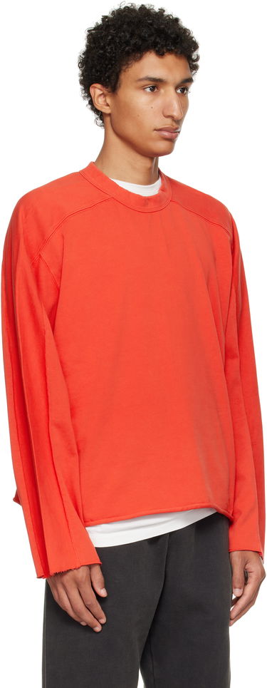 Тениска Entire Studios Heavy Raglan Raw-Edge Long Sleeve T-shirt Оранжево
 | ES2486CH, 1