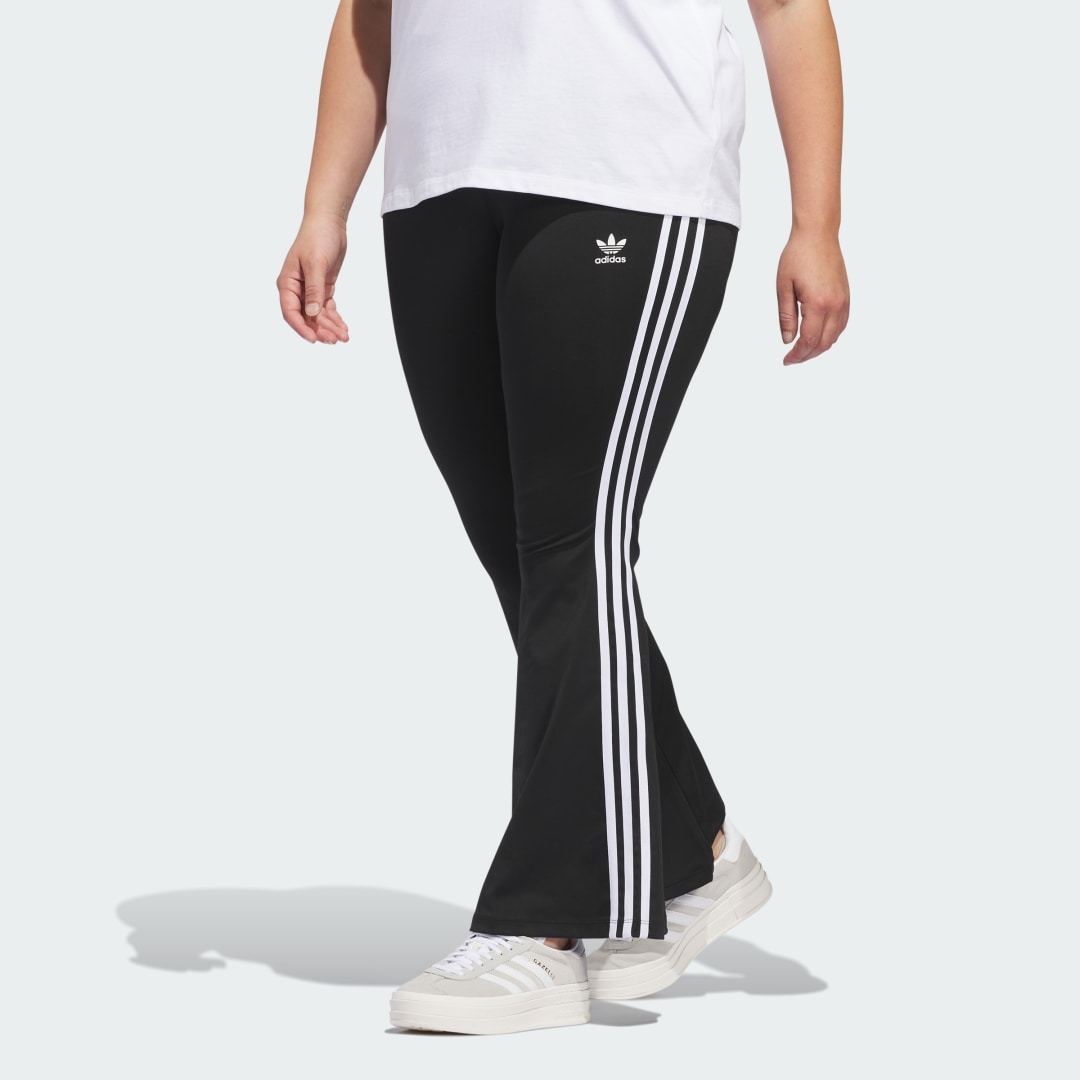 Клинове adidas Originals Flared Leggings (plus size) Черно | IN1105, 0