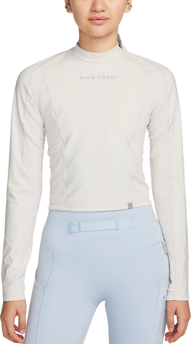 Тениска Nike TRAIL DF LS TOP Бяло | fn4706-104, 0