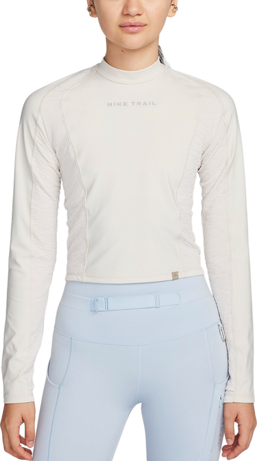 Тениска Nike TRAIL DF LS TOP Бяло | fn4706-104, 0