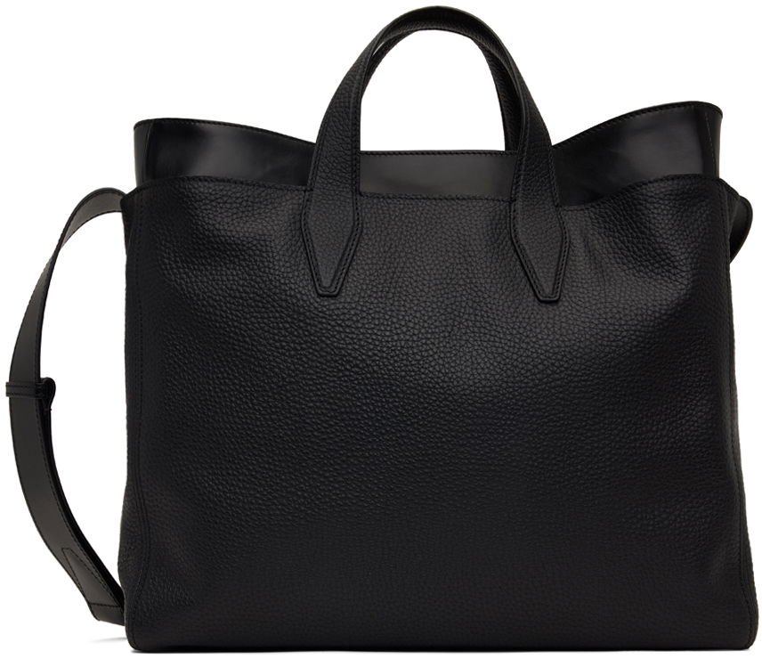 Голяма пазарска чанта Dries Van Noten Double Layered Tote Черно | 242-021500-196, 0