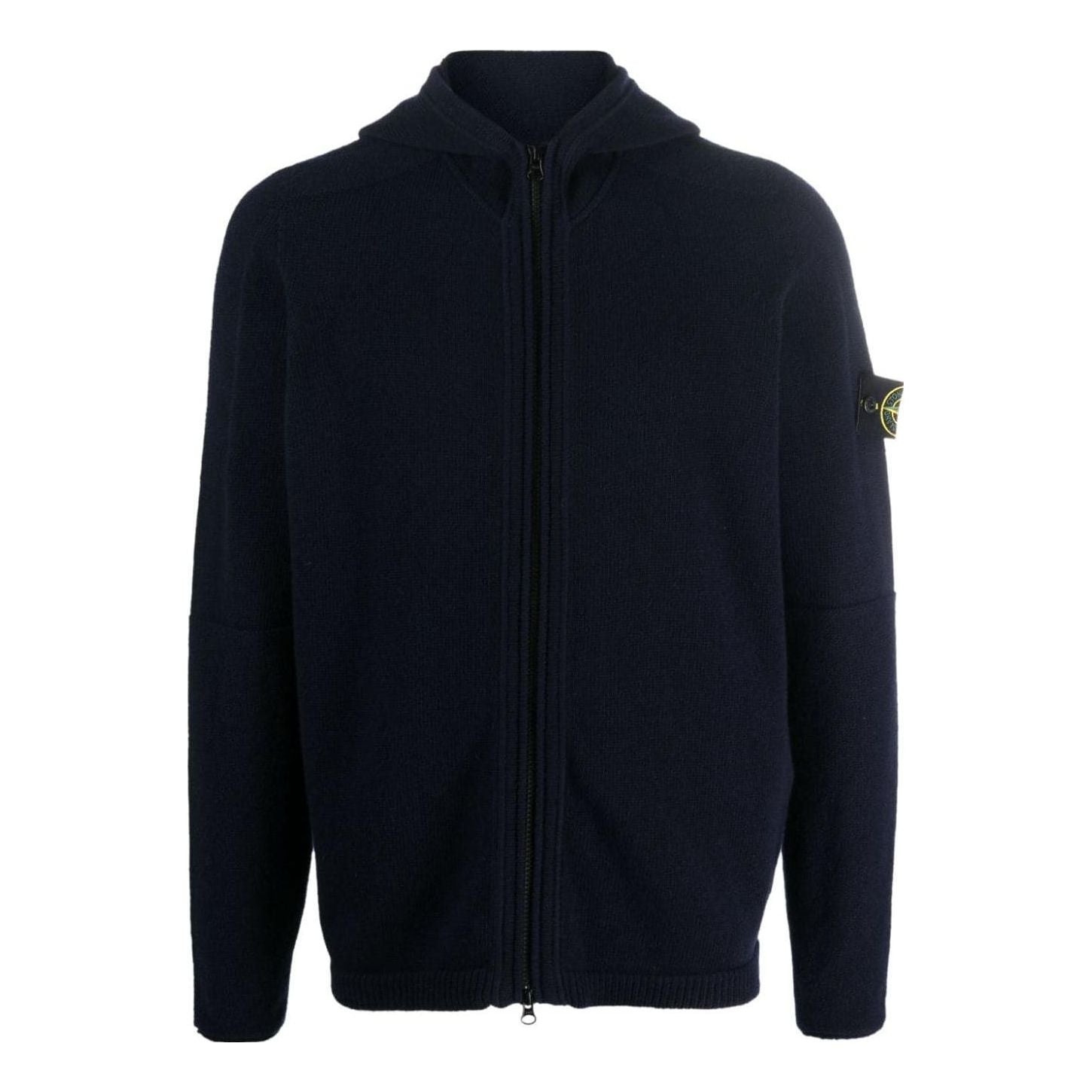 Пуловер Stone Island Stone Island Hooded Zip-Up Cardigan Синьо | 7915509A3-V0020, 0