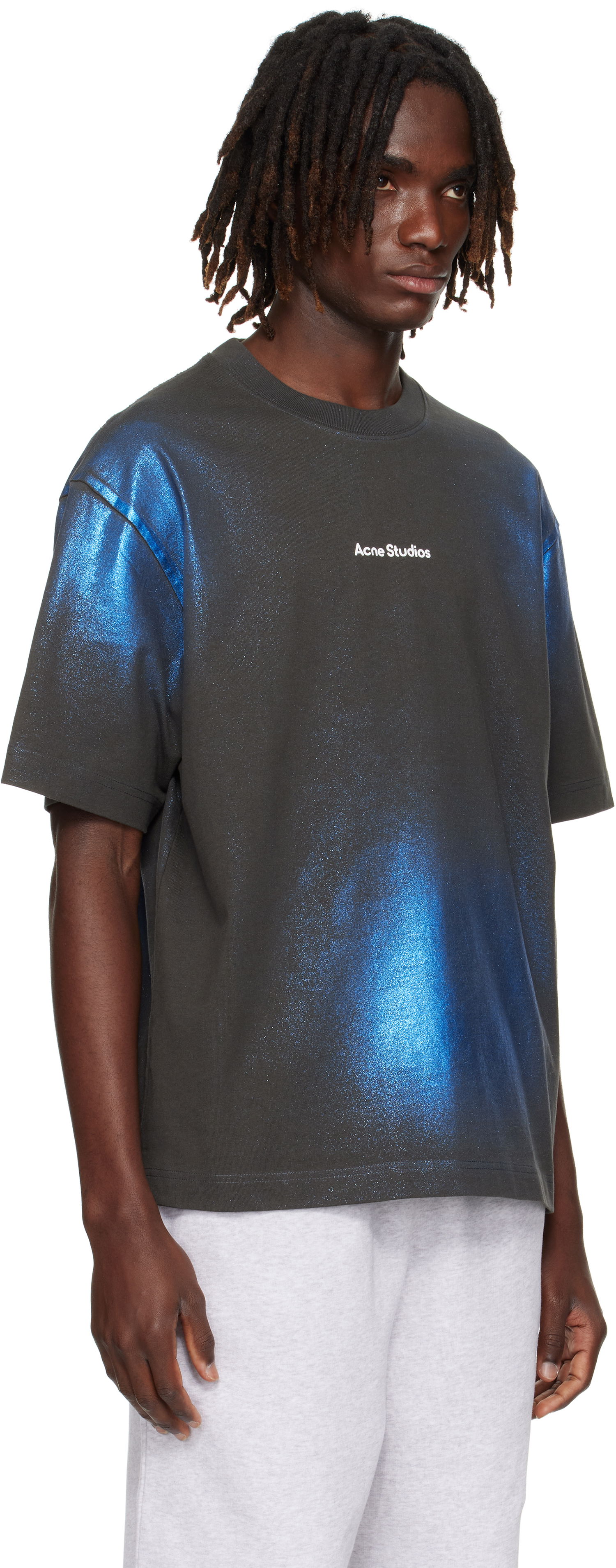 Тениска Acne Studios Acne Studios Logo T-Shirt Черно | CL0348-, 1