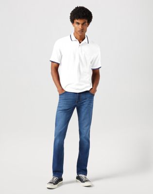 Дънки Wrangler Polo Shirt Бяло | 112352280:XXL, 0