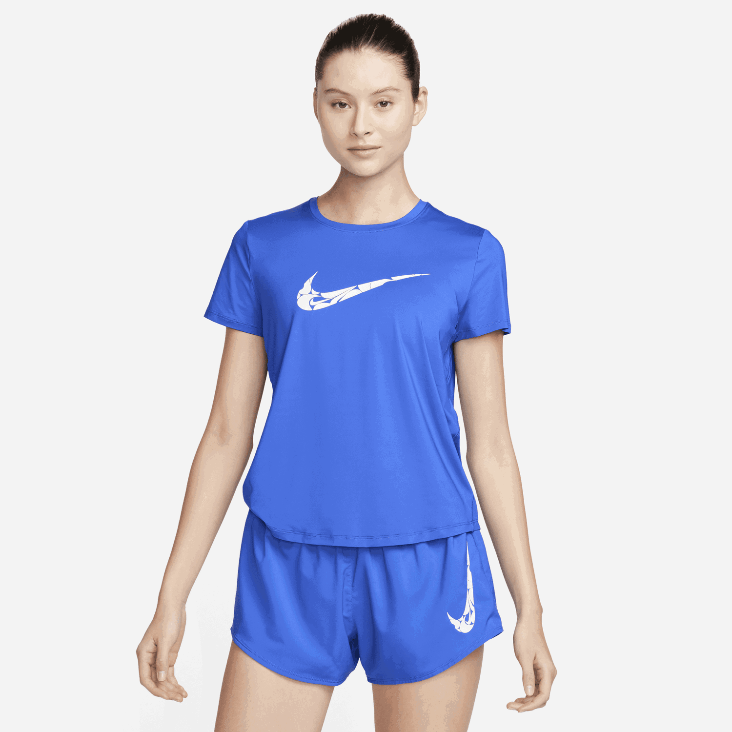 Тениска Nike Dri-FIT One Swoosh Short Sleeve Running Top Синьо | FN2618-405, 0