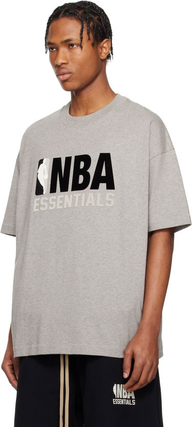 Тениска Fear of God Fear of God ESSENTIALS NBA Short Sleeve T-Shirt Сиво | 125AL244100F, 3
