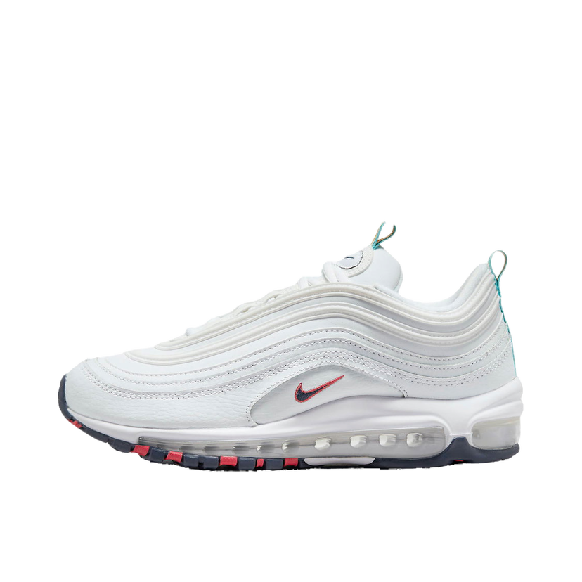 Кецове и обувки Nike Air Max 97 White Multi Color Pull Tabs W Бяло | DH1592-100