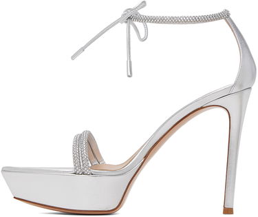 Кецове и обувки Gianvito Rossi Gianvito Rossi Burma Platform Heeled Sandals Металик | G61724.85RIC.BNS, 2