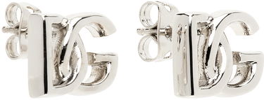 Обеци Dolce & Gabbana Silver 'DG' Earrings Металик | WEP5L2W1111, 1