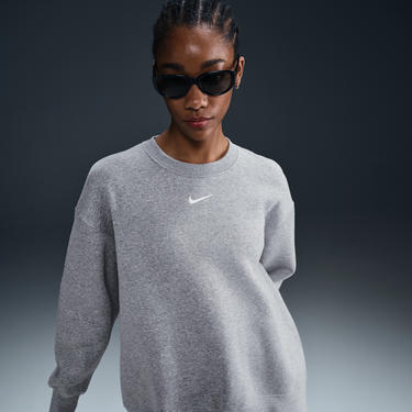 Пуловер Nike Sportswear Phoenix Fleece Crewneck Sweatshirt Сиво | FZ4270-063, 0