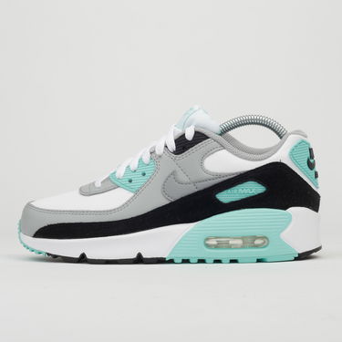 Кецове и обувки Nike Air Max 90 Leather "Hyper Turquoise" GS Бяло | CD6864-102, 0